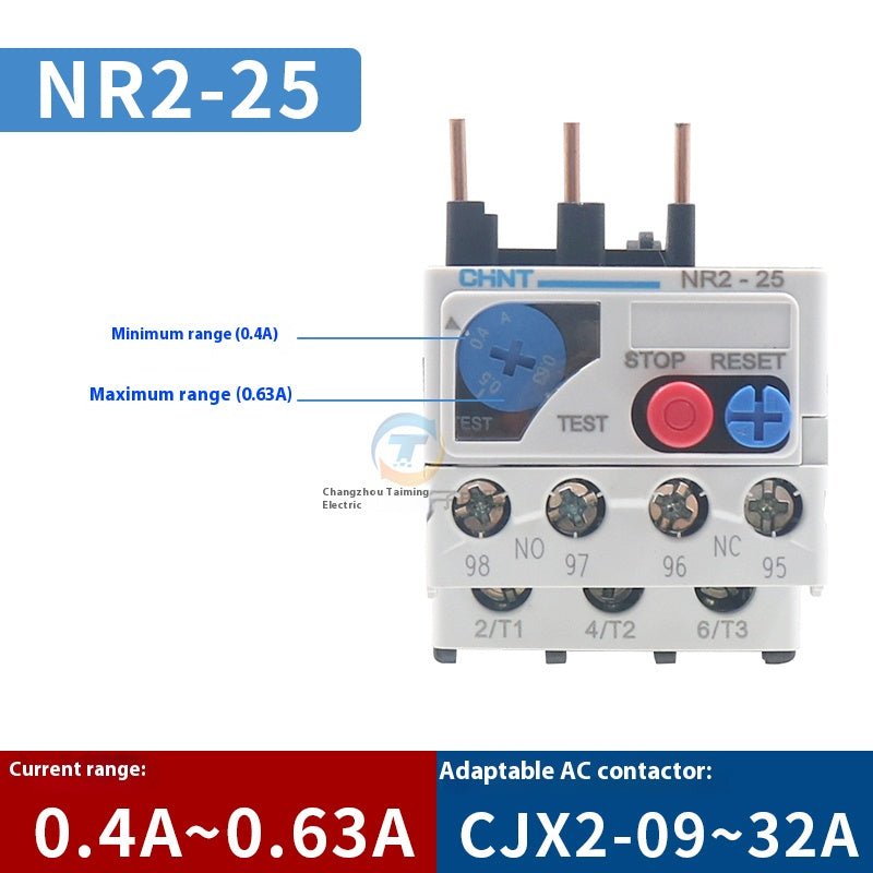 NR2 - 25 NR2 - 36 NR2 - 93 0.1 - 93A Thermal overload Relay - HomeDIYer