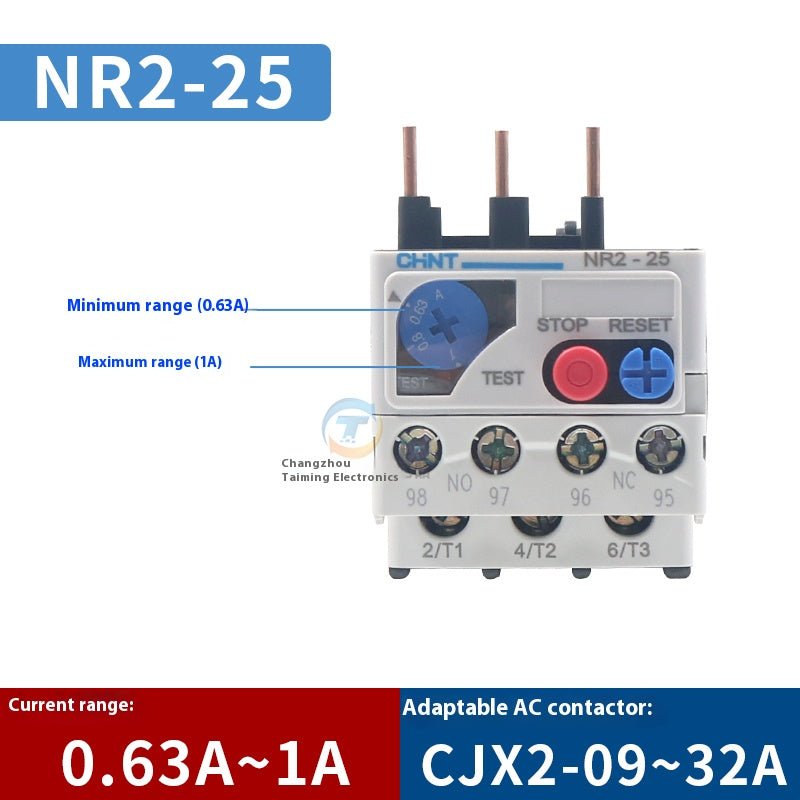 NR2 - 25 NR2 - 36 NR2 - 93 0.1 - 93A Thermal overload Relay - HomeDIYer