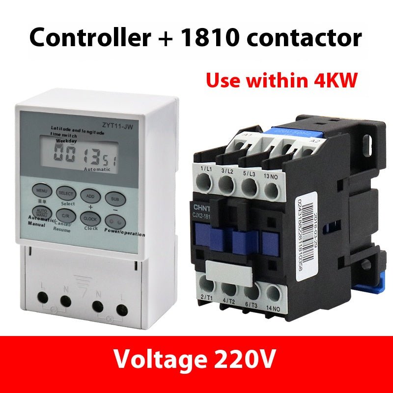 ZYT11 - JW Controller Contactor 2.2KW~25KW Power Supply Timing Switch Timing Controller 220V Controller - HomeDIYer