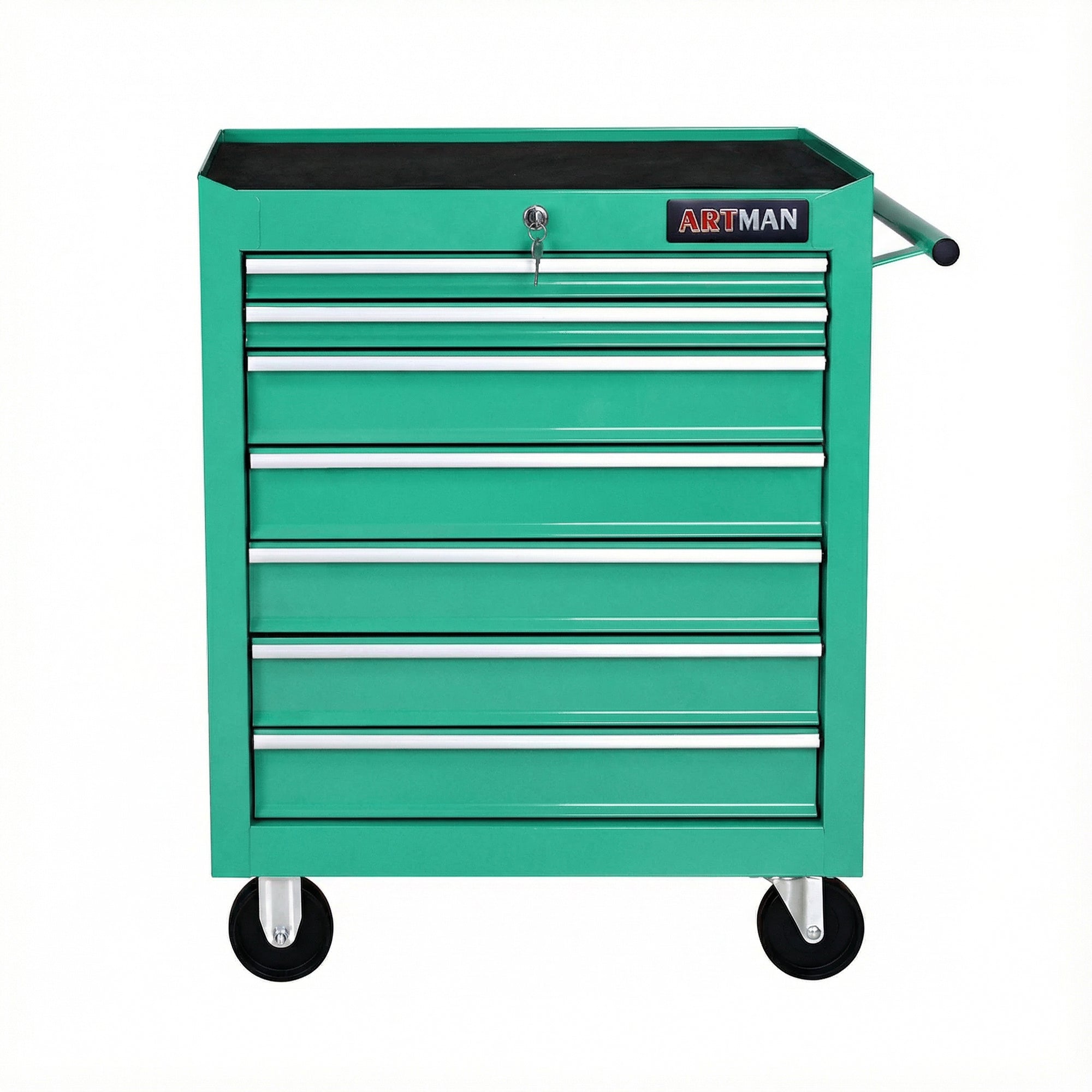 7-Drawer Multifunctional Tool Cart with Wheels – Red (ARTMAN)