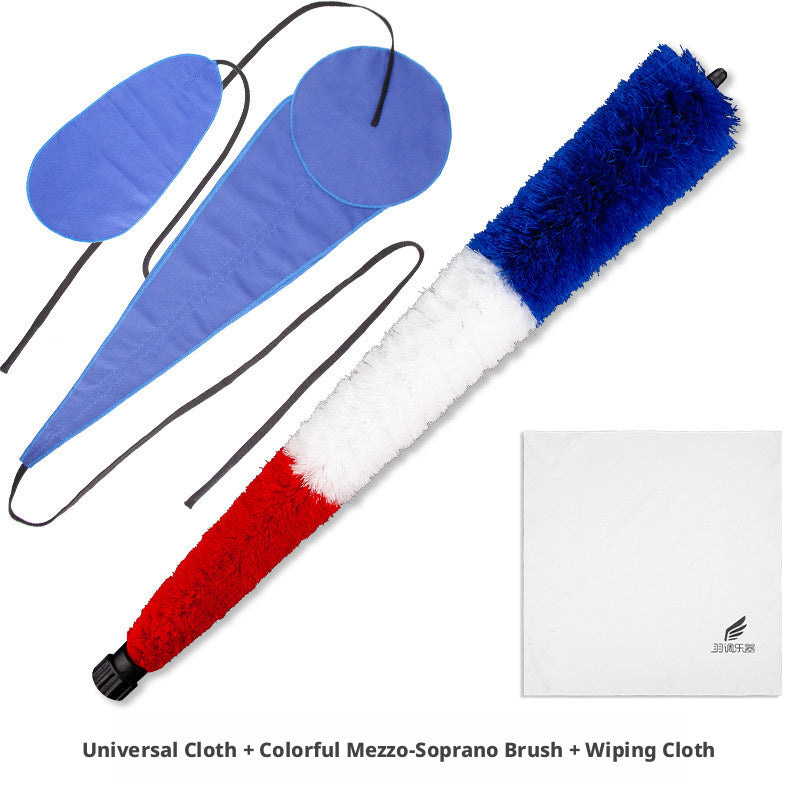 Saxophone Tube Brush Kit – Absorbent Cotton Cleaning Rod for Alto, Tenor & Soprano with Optional Wipe Cloth