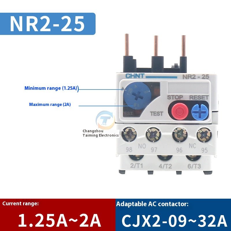 NR2 - 25 NR2 - 36 NR2 - 93 0.1 - 93A Thermal overload Relay - HomeDIYer