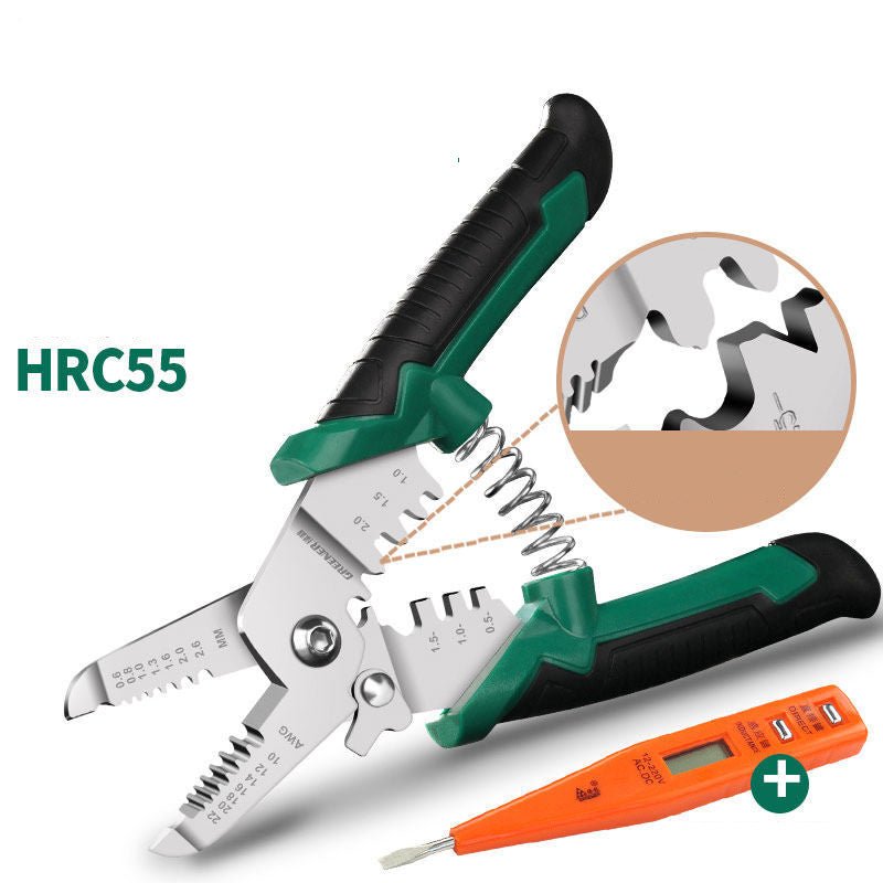 Multi - Tool Stainless Steel Electrician's Pliers Wire Stripper Crimper - HomeDIYer