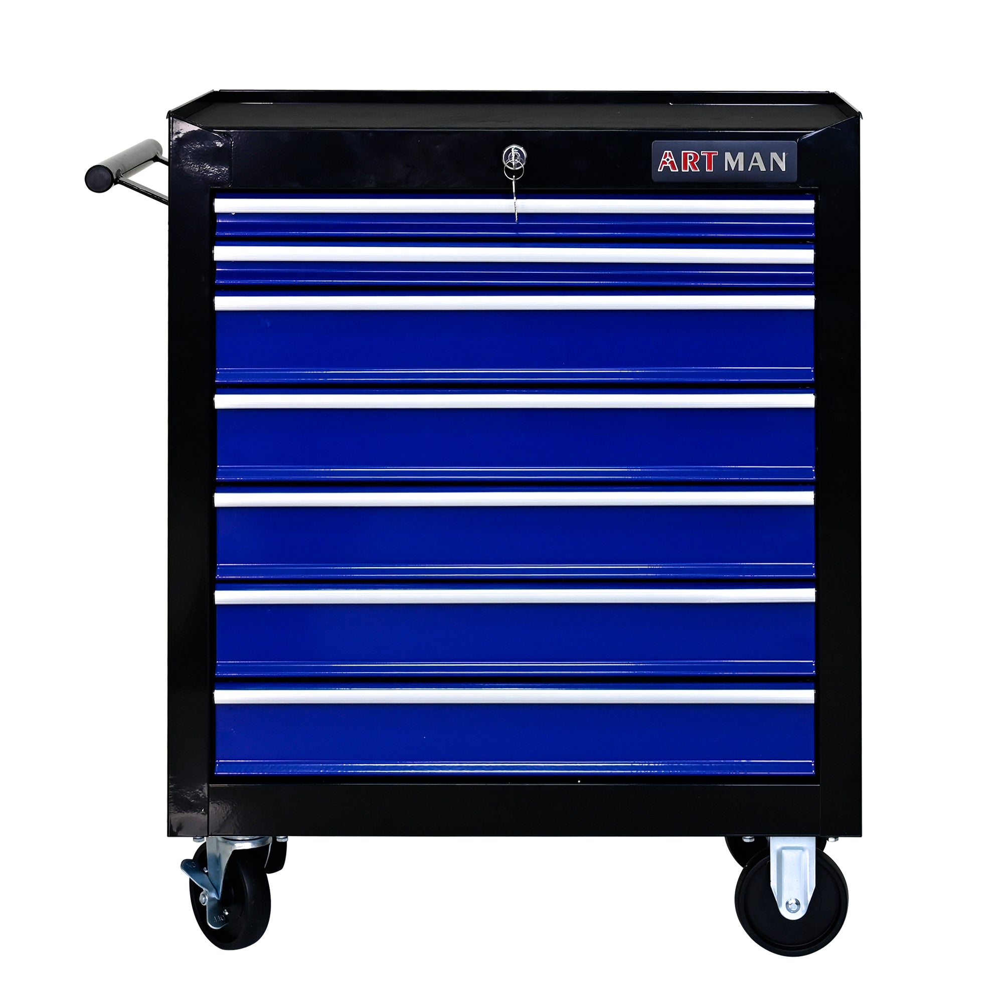 7-Drawer Multifunctional Tool Cart with Wheels – Red (ARTMAN)