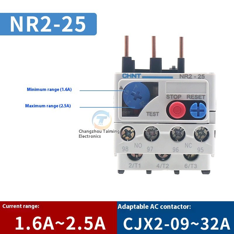 NR2 - 25 NR2 - 36 NR2 - 93 0.1 - 93A Thermal overload Relay - HomeDIYer