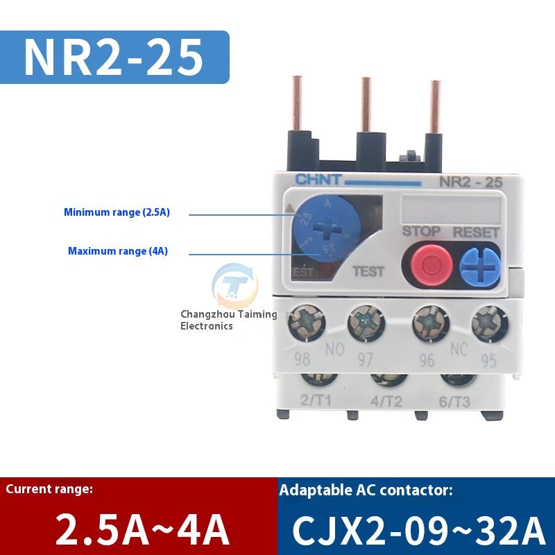 NR2 - 25 NR2 - 36 NR2 - 93 0.1 - 93A Thermal overload Relay - HomeDIYer