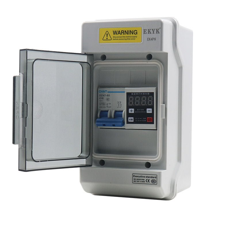 DZ47 MCB Circuit Breaker +Timing Controller DC 2P 1A 10A 16A 20A 25A 32A 40A 50A 60A - HomeDIYer