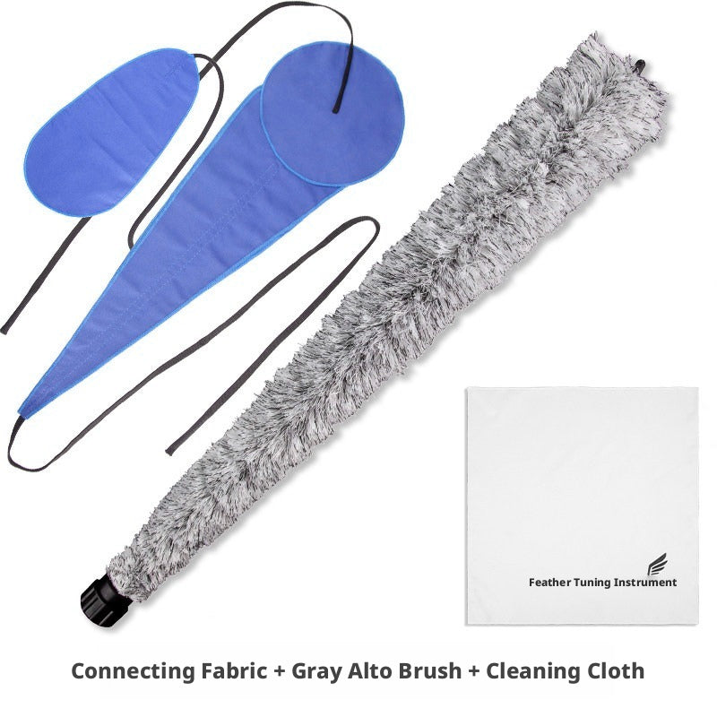 Saxophone Tube Brush Kit – Absorbent Cotton Cleaning Rod for Alto, Tenor & Soprano with Optional Wipe Cloth