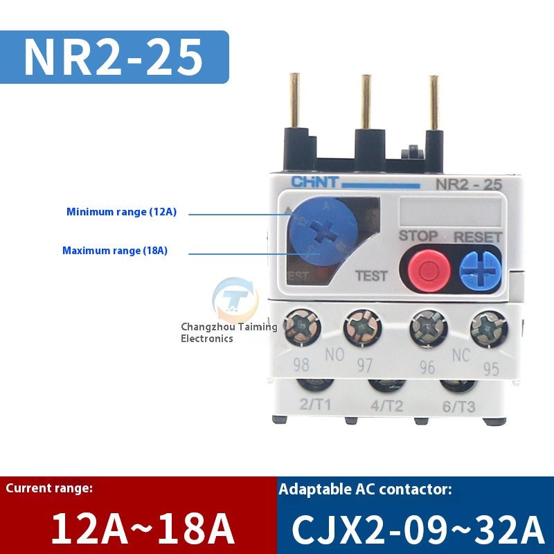 NR2 - 25 NR2 - 36 NR2 - 93 0.1 - 93A Thermal overload Relay - HomeDIYer