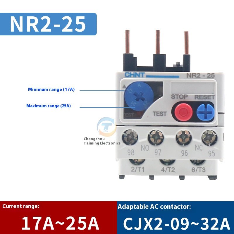 NR2 - 25 NR2 - 36 NR2 - 93 0.1 - 93A Thermal overload Relay - HomeDIYer