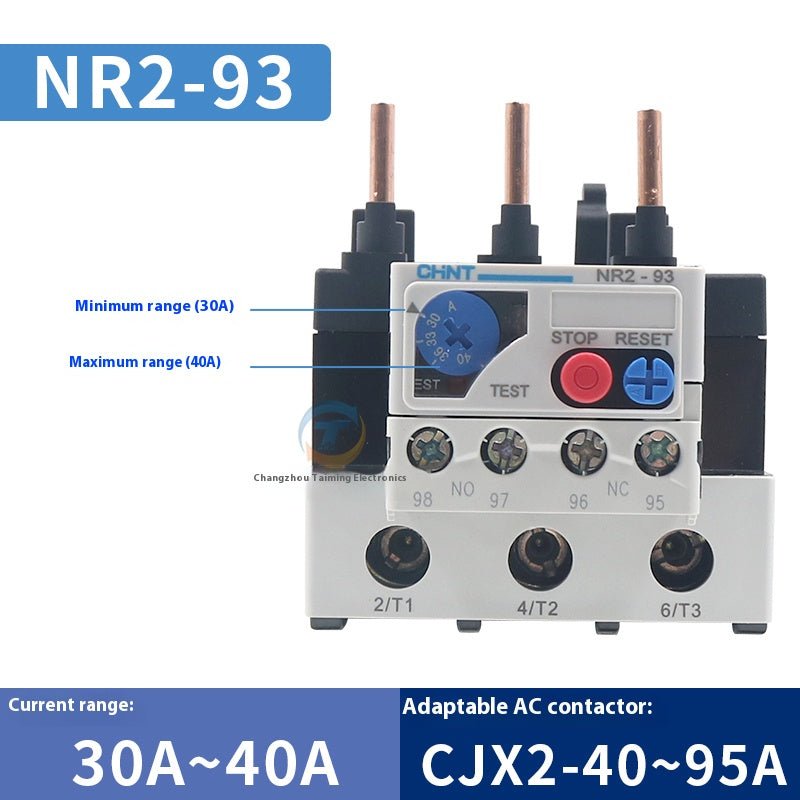 NR2 - 25 NR2 - 36 NR2 - 93 0.1 - 93A Thermal overload Relay - HomeDIYer