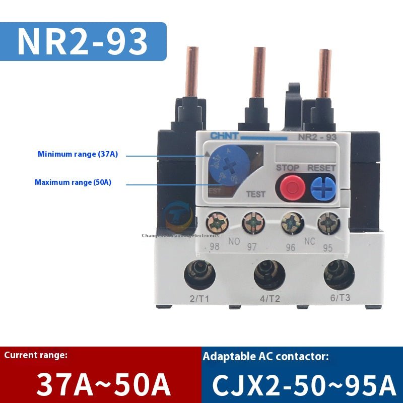 NR2 - 25 NR2 - 36 NR2 - 93 0.1 - 93A Thermal overload Relay - HomeDIYer