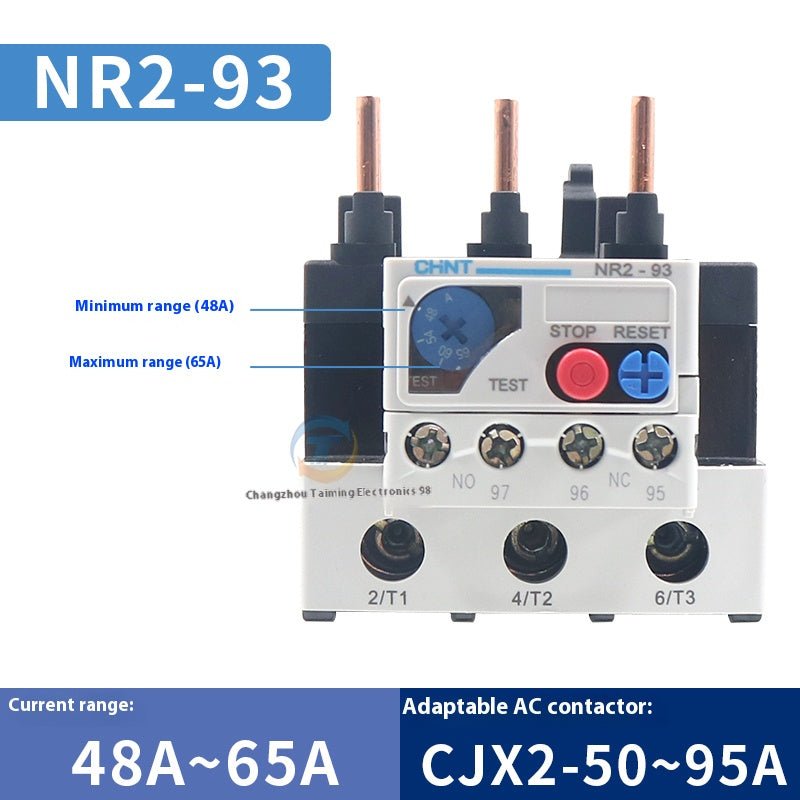 NR2 - 25 NR2 - 36 NR2 - 93 0.1 - 93A Thermal overload Relay - HomeDIYer