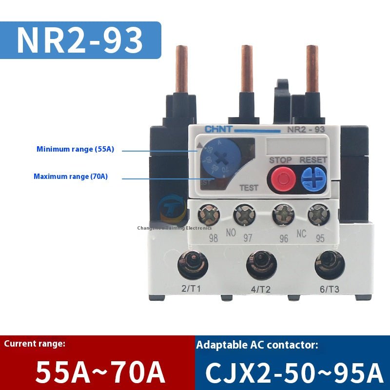 NR2 - 25 NR2 - 36 NR2 - 93 0.1 - 93A Thermal overload Relay - HomeDIYer