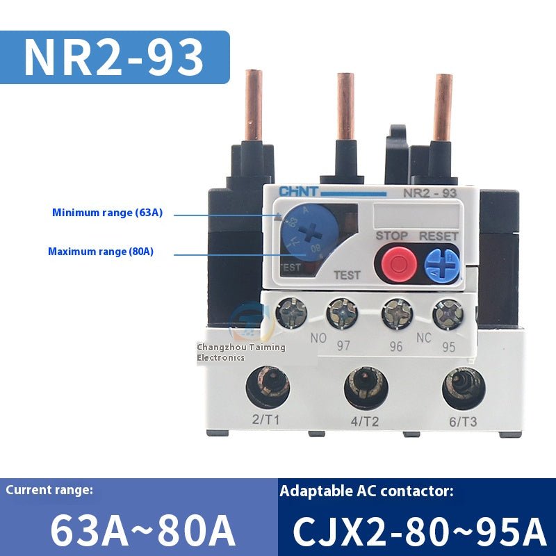 NR2 - 25 NR2 - 36 NR2 - 93 0.1 - 93A Thermal overload Relay - HomeDIYer