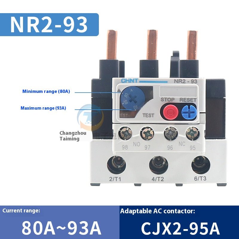 NR2 - 25 NR2 - 36 NR2 - 93 0.1 - 93A Thermal overload Relay - HomeDIYer