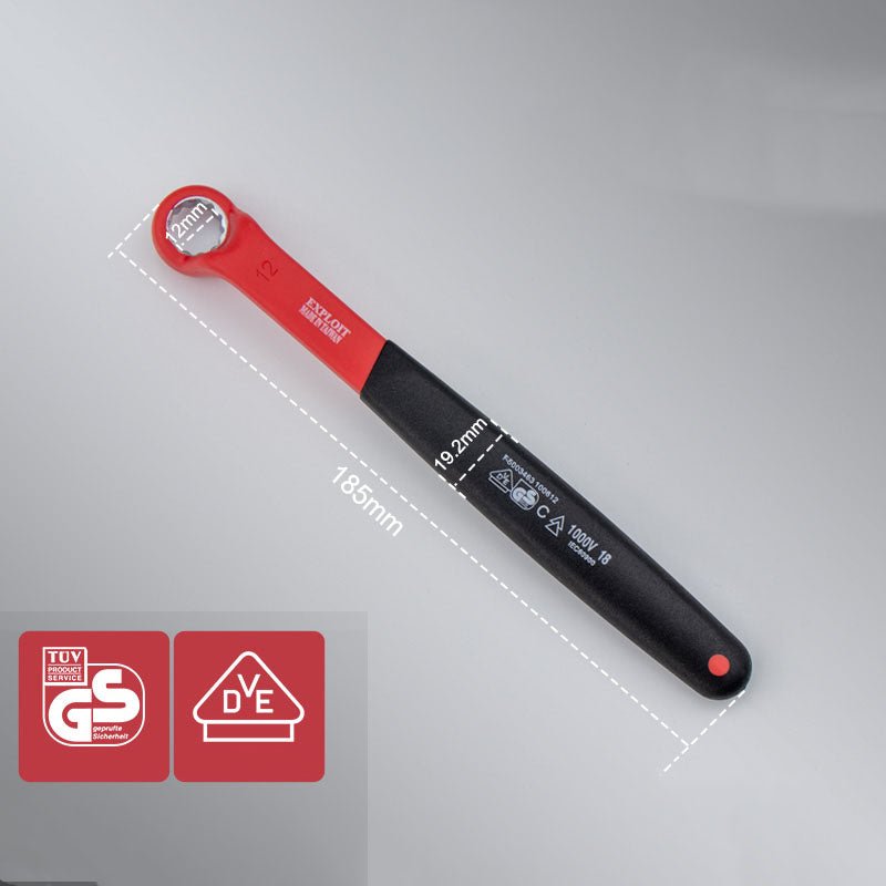 Insulated Electrician VDE Offset Ring Spanner Wrenches 8 - 24mm - HomeDIYer