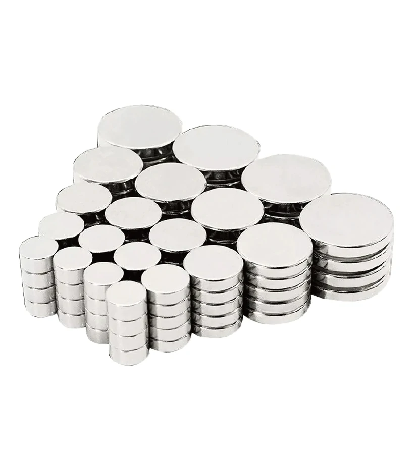 Small Neodymium Magnets - Heavy Duty Rare Earth Fridge Magnets for Whiteboard, DIY Crafts, Office & Home Use | Double Sided Strong Magnets
