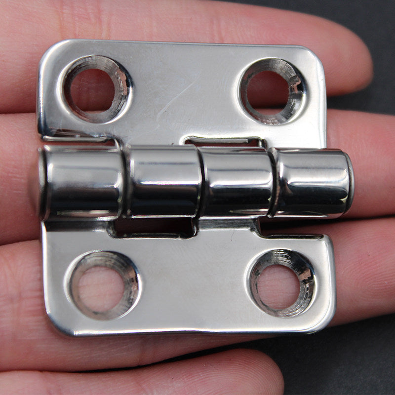 Marine 316 Stainless Steel Hinges - Heavy Duty Boat Hatch & Cabinet Hardware 1.5 Inch 3 Hole & 38mm 50mm 2 Hole Options