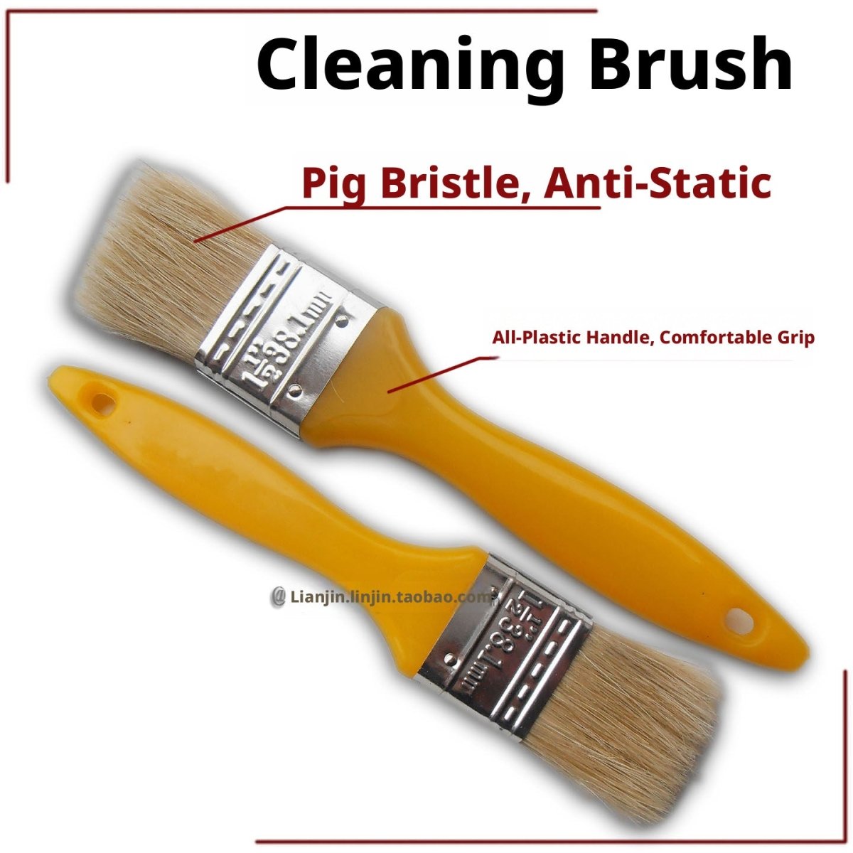 Anti - Static Brush & Air Blower Cleaning Kit – Pig Bristle Dust Removal Set for Laptops, Computers & Electronics - HomeDIYer