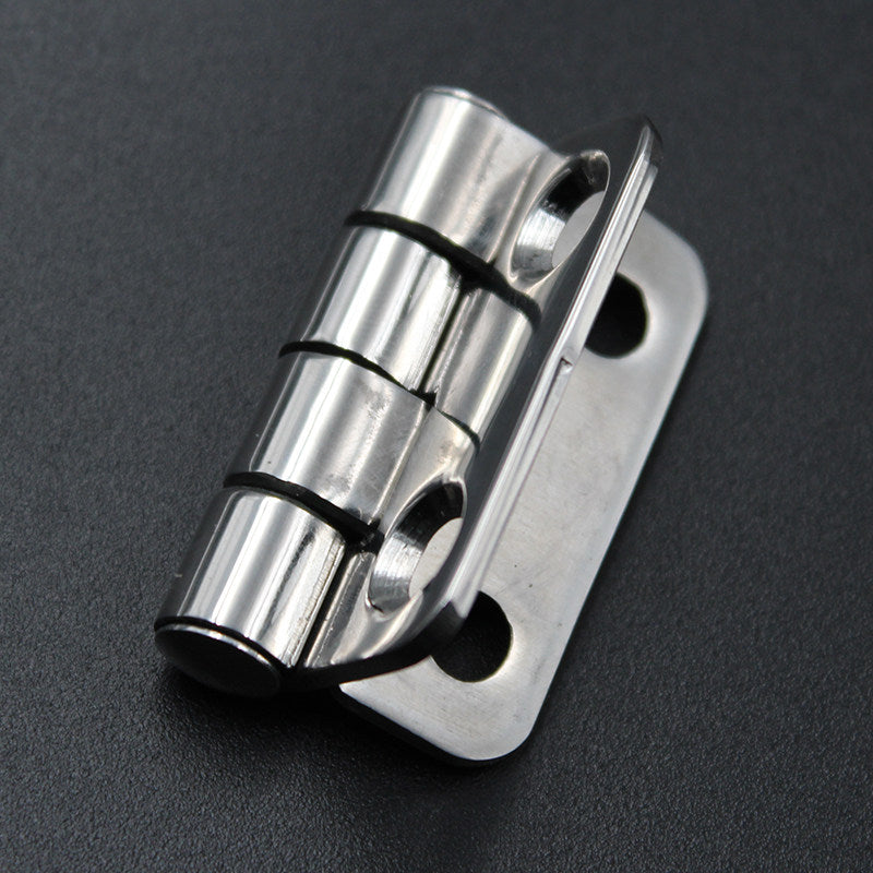 Marine 316 Stainless Steel Hinges - Heavy Duty Boat Hatch & Cabinet Hardware 1.5 Inch 3 Hole & 38mm 50mm 2 Hole Options