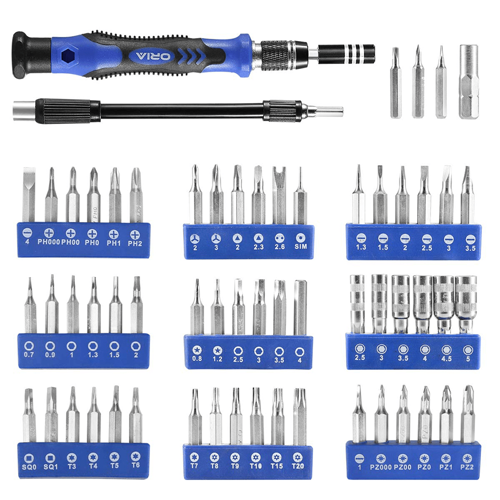 60 in 1 Precision Screwdriver Set For Cell Phone Laptop Multifunction Repair - HomeDIYer