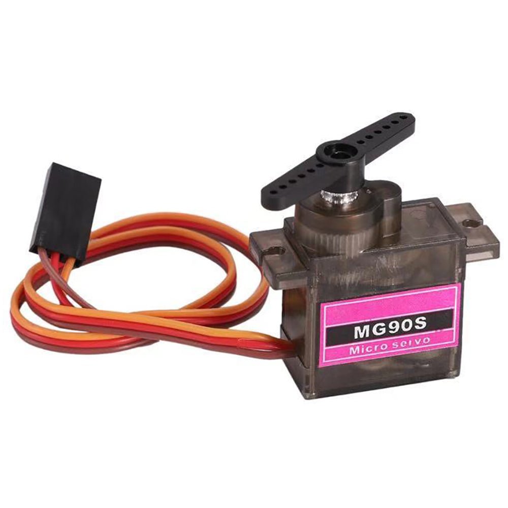 Plastic/Metal/Aluminum Gear MG90S Micro Servo Motor High Speed RC Helicopter - HomeDIYer