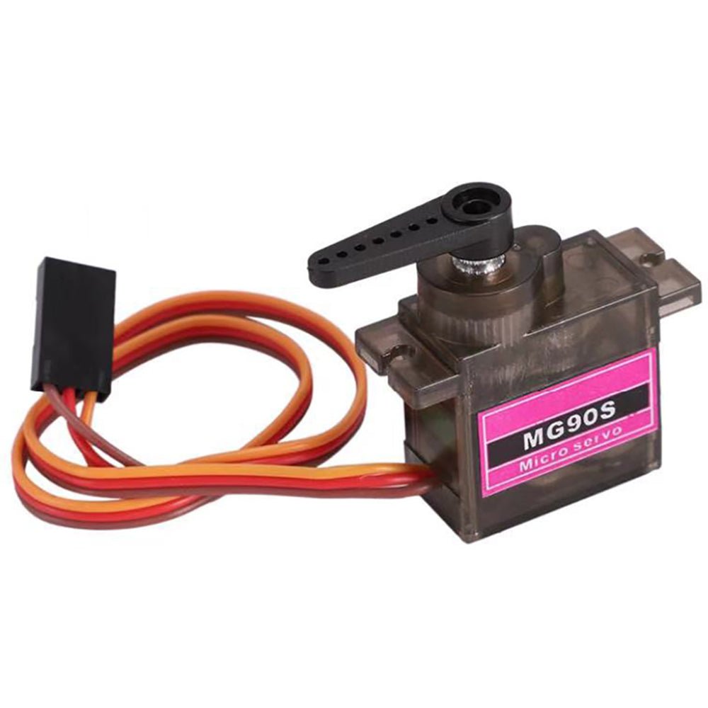 Plastic/Metal/Aluminum Gear MG90S Micro Servo Motor High Speed RC Helicopter - HomeDIYer
