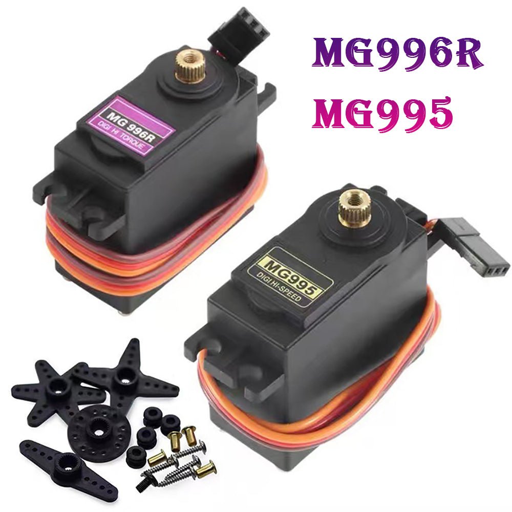 MG996R/MG995 Rubber/Metal Gear Torque Digital Servo Motor For Trucks Helicopters - HomeDIYer