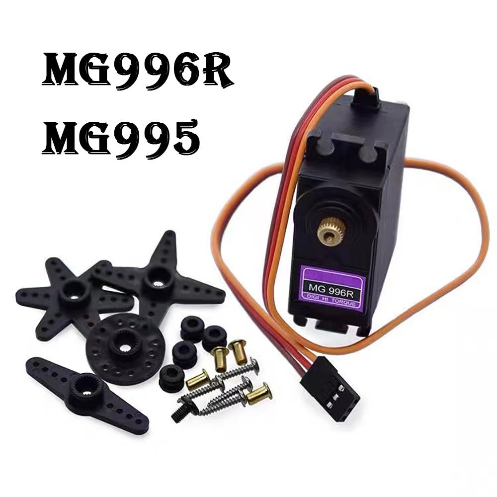 MG996R/MG995 Rubber/Metal Gear Torque Digital Servo Motor For Trucks Helicopters - HomeDIYer