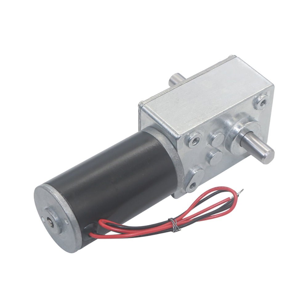 DC12V 24V 5 - 470RPM 5840 - 31ZY Worm Gear Reducing Motor Double Shaft with Gearbox - HomeDIYer