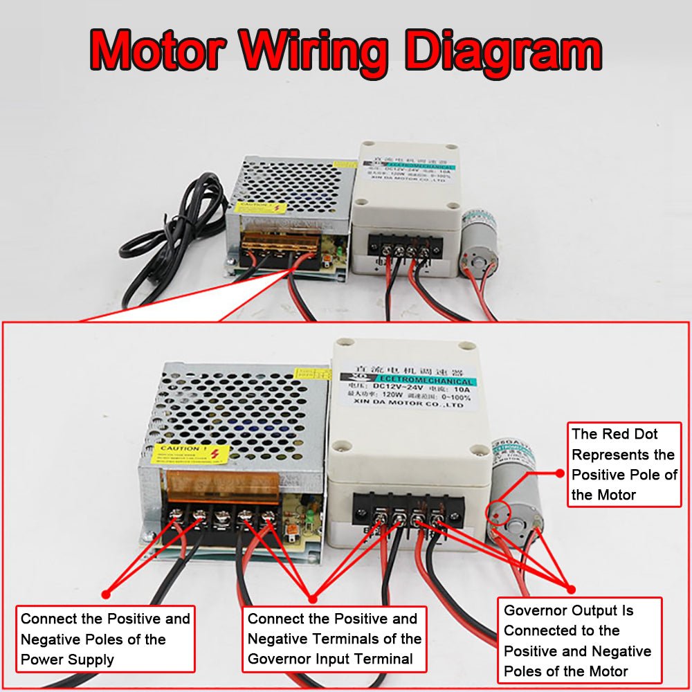 25GA370 Micro DC 12V/24V Metal Gear Gearbox Motor 5 - 500RPM 5 - 35W Reduction Motor - HomeDIYer