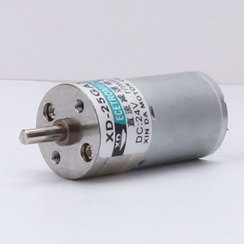 25GA370 Micro DC 12V/24V Metal Gear Gearbox Motor 5 - 500RPM 5 - 35W Reduction Motor - HomeDIYer