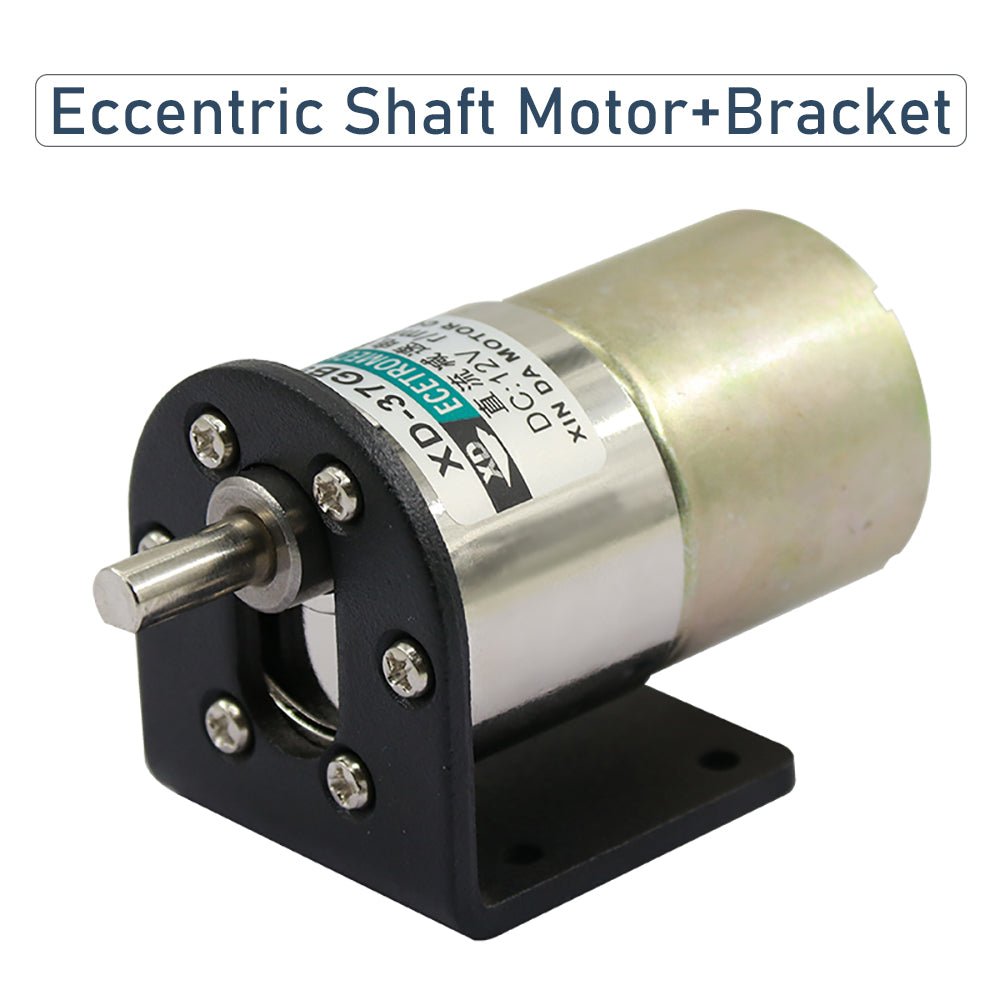 37GA520 DC 12V/24V Metal Gear Reduction Motor 5 - 600RPM Central/Eccentric Shaft - HomeDIYer