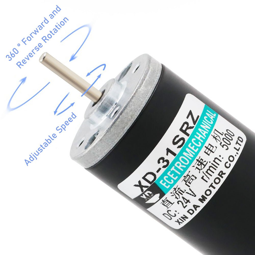 38SRZ - Y Motor DC12V/24V 2000 - 6000RPM 10W High Speed Permanent Magnet For Toy DIY - HomeDIYer