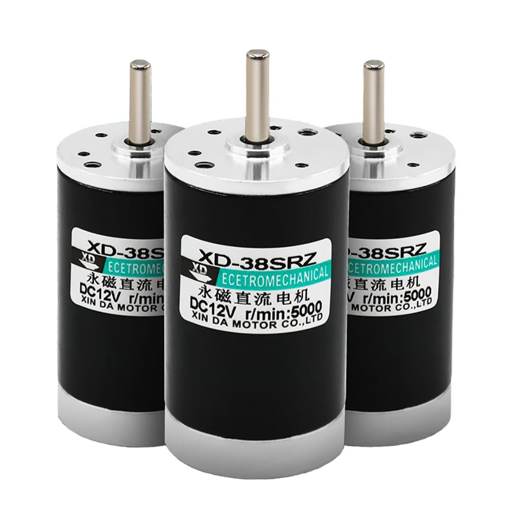 38SRZ - Y Motor DC12V/24V 2000 - 6000RPM 10W High Speed Permanent Magnet For Toy DIY - HomeDIYer