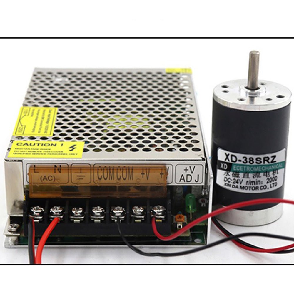 38SRZ - Y Motor DC12V/24V 2000 - 6000RPM 10W High Speed Permanent Magnet For Toy DIY - HomeDIYer