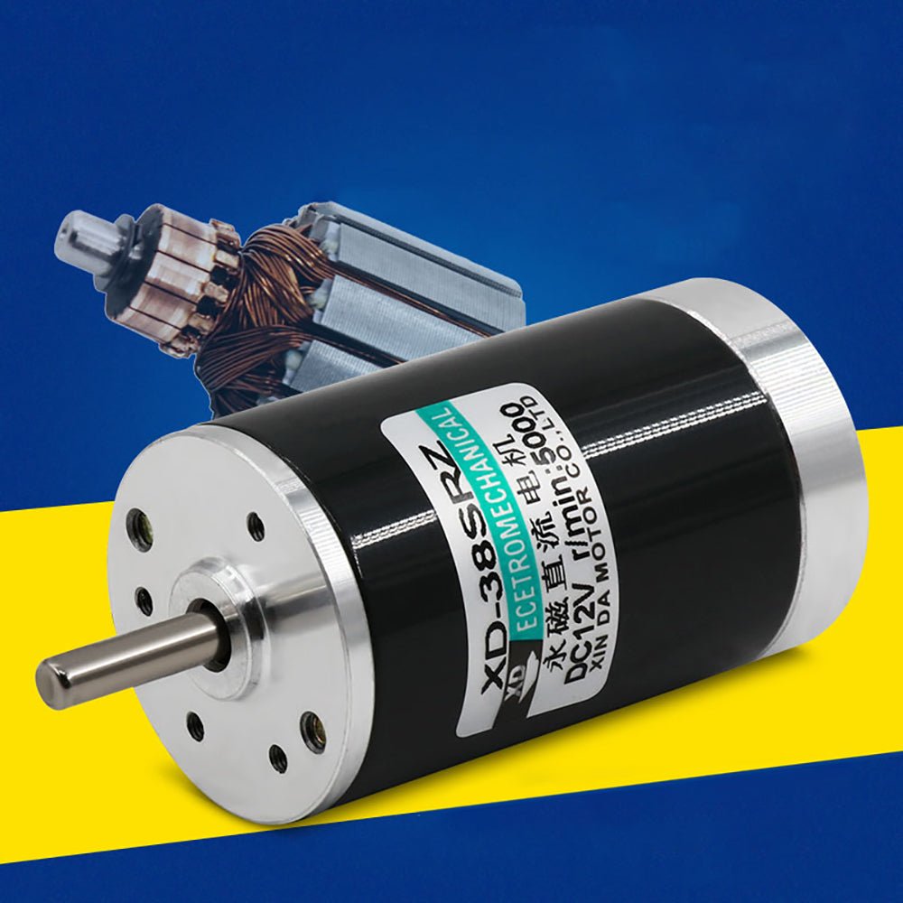 38SRZ - Y Motor DC12V/24V 2000 - 6000RPM 10W High Speed Permanent Magnet For Toy DIY - HomeDIYer