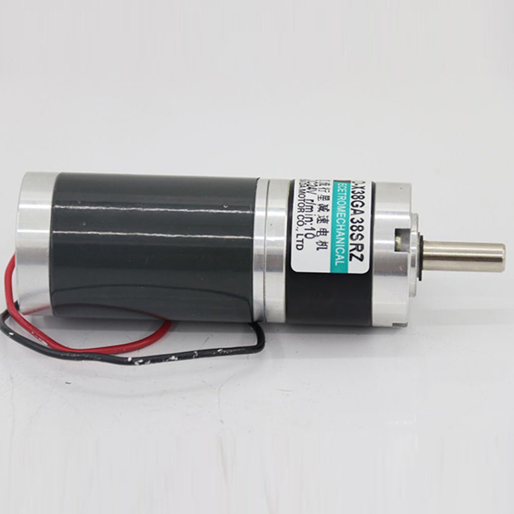 DC 12V/24V Planetary Gearbox Gear Motor 5RPM - 400RPM 10W High Torque 38GA/38SRZ - HomeDIYer