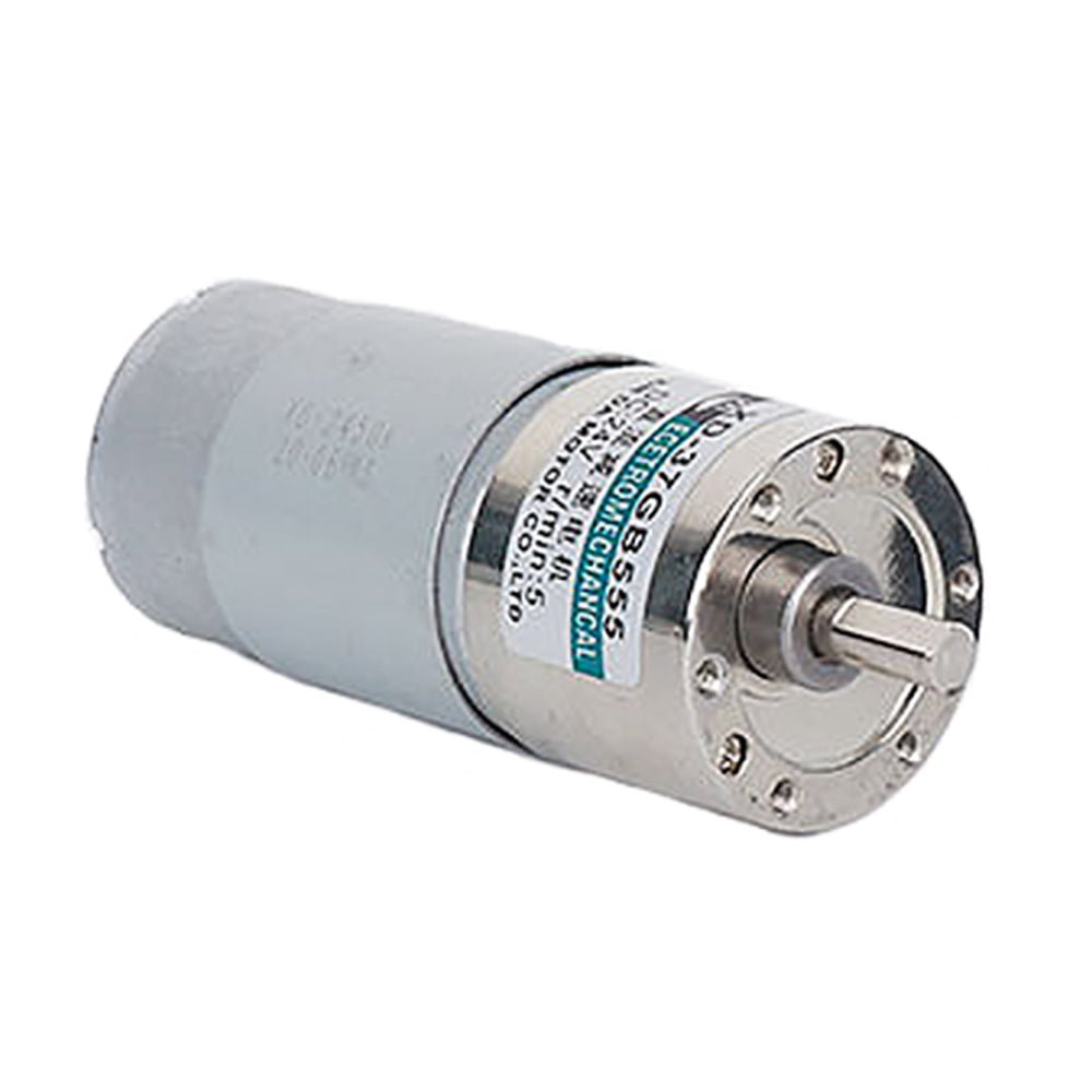 37GB555 Micro DC 12V/24V Metal Gear Gearbox Motor 10 - 600RPM 15W Reduction Motor - HomeDIYer