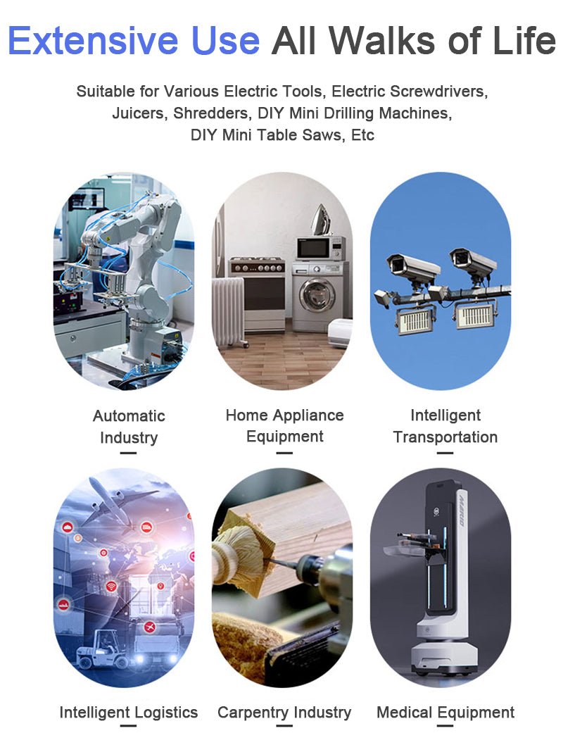 DC 12V/24V Gear Motor 35W 5~400RPM CW/CCW High Torque All Metal GearBox 60GA775 - HomeDIYer