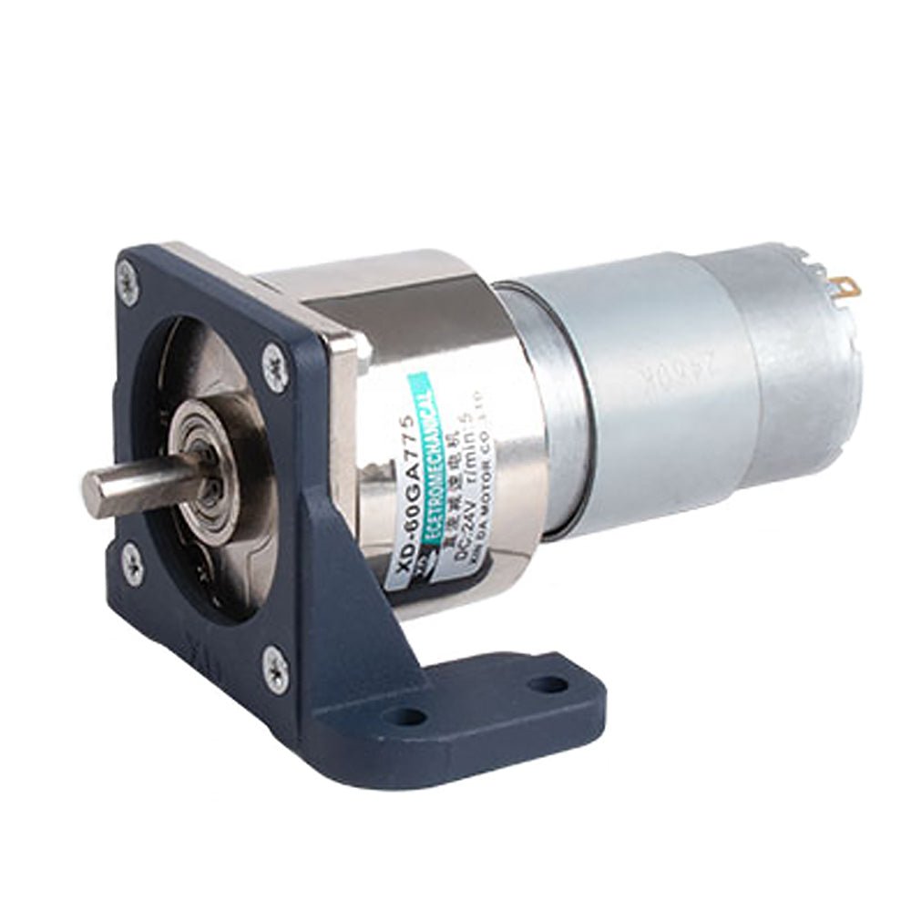 DC 12V/24V Gear Motor 35W 5~400RPM CW/CCW High Torque All Metal GearBox 60GA775 - HomeDIYer