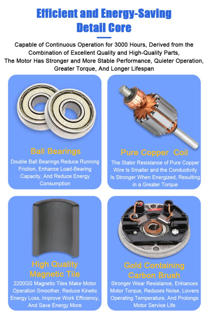 DC 12V/24V Permanent Magnet Mini Electric Motor 30W 3500/7000 RPM CW/CCW XD - 3420 - HomeDIYer