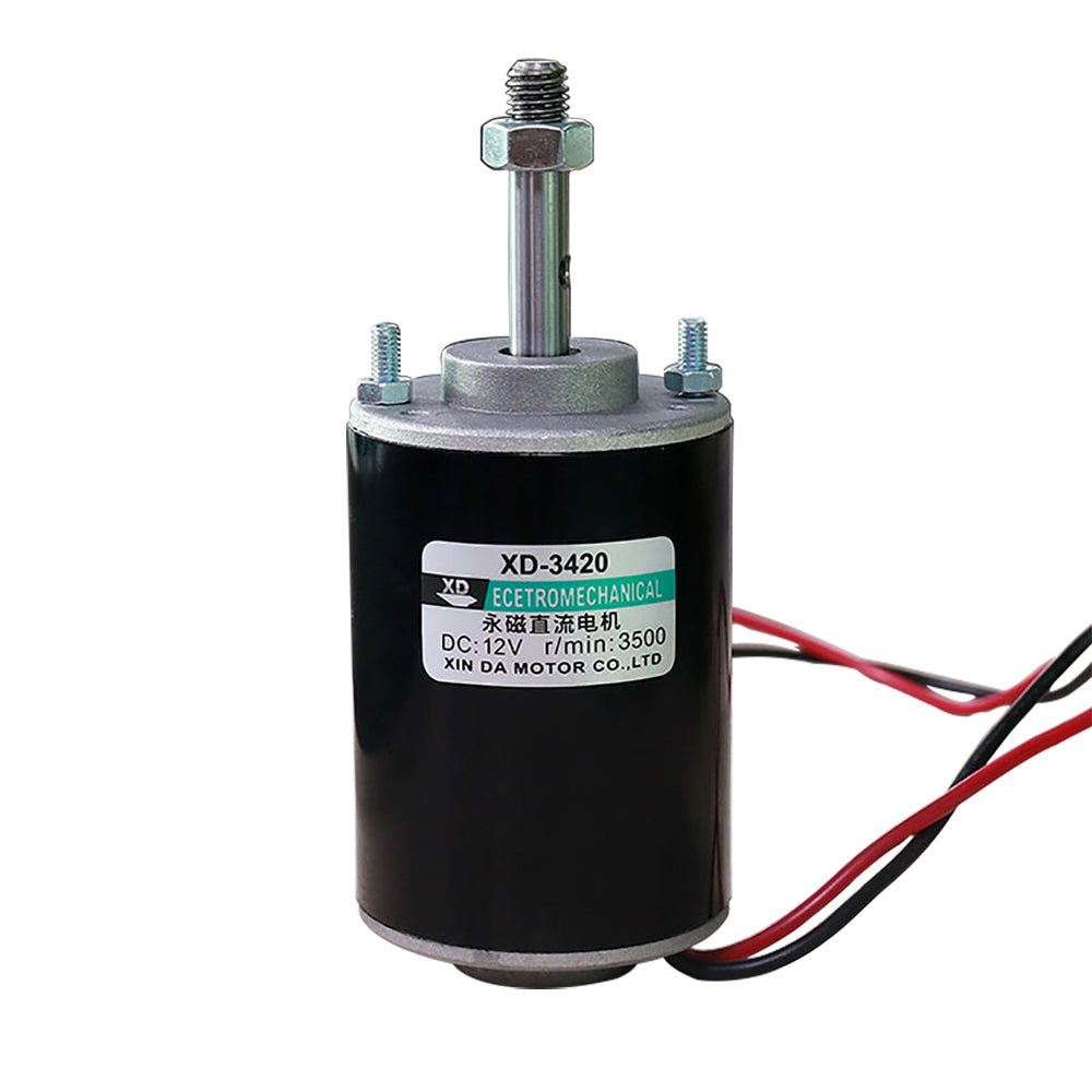 DC 12/24V Permanent Magnet High Speed Mini Motor 30W CW/CCW 3500/7000RPM XD - 3420 - HomeDIYer