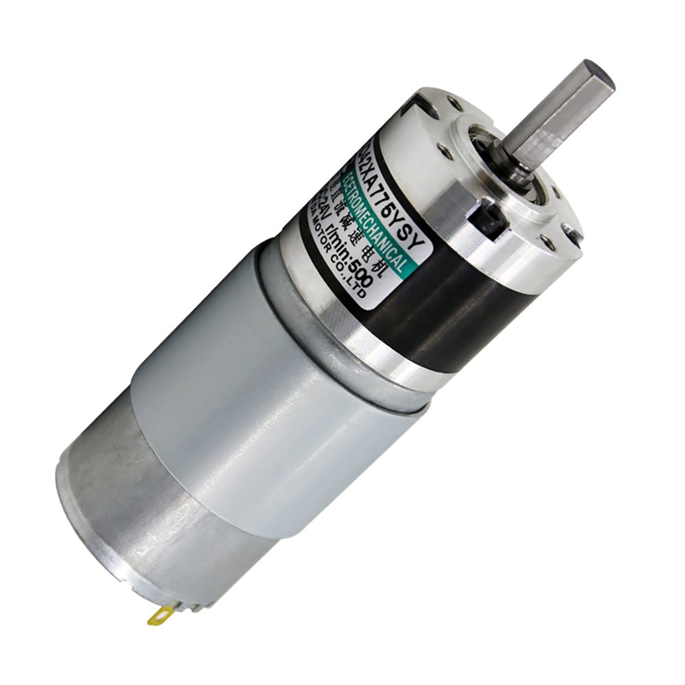 DC 12V/24V Planetary Reduction Gear Motor 10~500 RPM Large Torque 42XA775 CW/CCW - HomeDIYer
