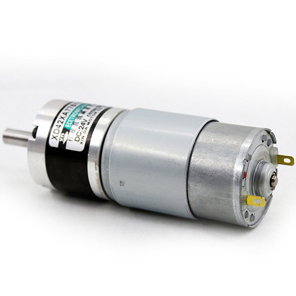 DC 12V/24V Planetary Reduction Gear Motor 10~500 RPM Large Torque 42XA775 CW/CCW - HomeDIYer