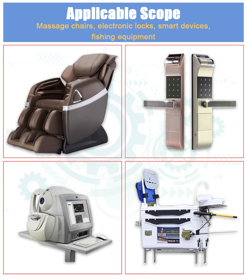 DC 6 - 24V JGY370 Metal Gearbox Turbo Worm Speed Reduction Gear Motor With Encoder - HomeDIYer