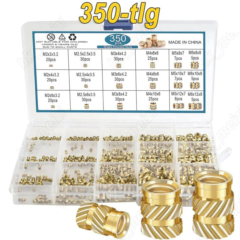 Thread insert Press - in Nut Fusion Nut M2 M2.5 M3 M4 M5 M6 Set 3D Printing - HomeDIYer