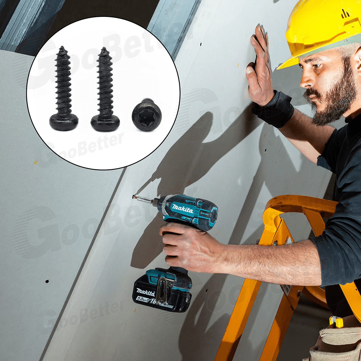 430 Pcs M3 Self - tapping screws Pan head screws Flower head screw assembly set + drill bit - HomeDIYer