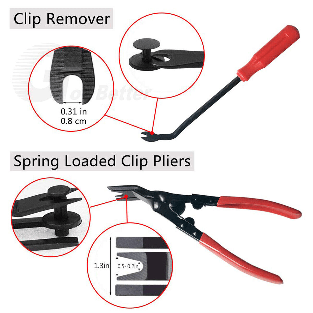 158x Car Door Plastic Trim Panel Dash Interior Installation Removal Pry Tool Set - HomeDIYer